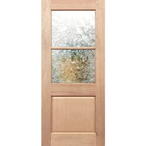Half French 2L1P Entrance - Toughened Glass