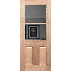 Half French 2L2P Entrance Door - Laminated Glass