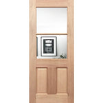 Decorative reflective surface with Half French corners