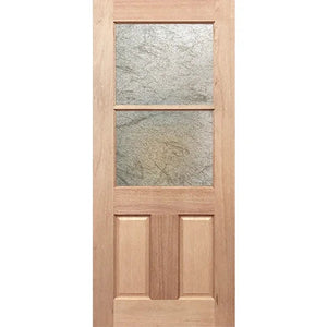 Half French 2L2P Internal Door - Decorative Glass