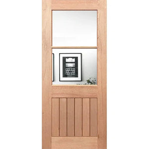 Elegant reflections created by vertical mirror grooves