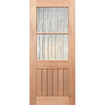 Wavy translucent Seadrift panels framed in grooves