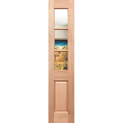 BAL19 Half French 6L1P SL Internal Door - Toughened Glass