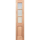 BAL19 Half French 6L1P SL Internal Door - Toughened Glass