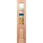 BAL19 Half French 6L1P SL Internal Door - Toughened Glass
