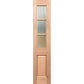 BAL19 Half French 6L1P SL Internal Door - Toughened Glass