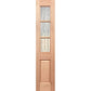 BAL19 Half French 6L1P SL Internal Door - Toughened Glass