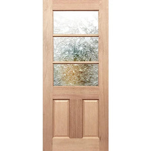 BAL19 Half French 3L2P Entrance - Toughened Glass