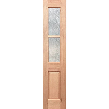 BAL12.5 Half French 4L2P SL Entrance Door - Decorative Glass