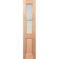 BAL12.5 Half French 4L2P SL Entrance Door - Decorative Glass