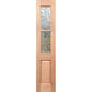 BAL12.5 Half French 4L2P SL Entrance Door - Decorative Glass