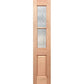 BAL12.5 Half French 4L2P SL Entrance Door - Decorative Glass