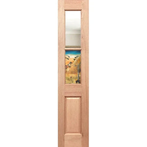 BAL12.5 Half French 4L2P SL Internal Door - Clear Glass