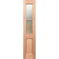 BAL12.5 Half French 4L2P SL Entrance Door - Decorative Glass