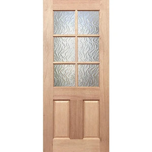 BAL12.5 Half French 6L2P External Door - Decorative Glass
