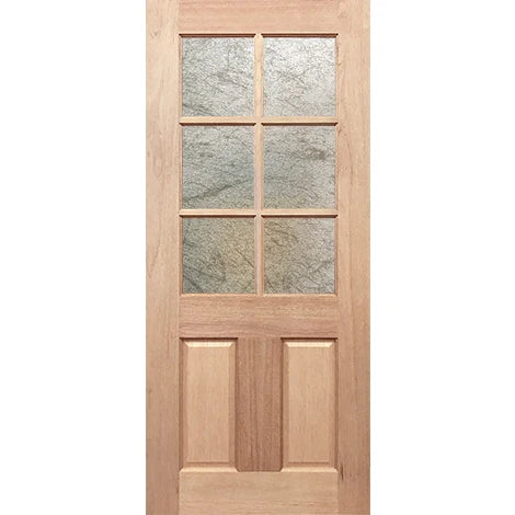 Smooth edges and soft texture of Half French 6L2P Rice Paper door