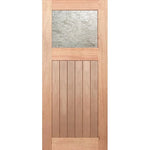 Artistic Rice Paper glass framed in modern V-groove
