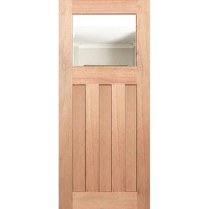 Entry door maximizing natural light and clarity