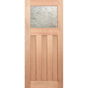 Translucent door blending modern and traditional