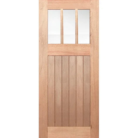 Modern mirrored entry door designed for clean, reflective style