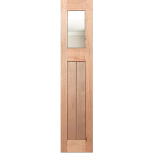 Hampton-3L-VGroove SL Entrance Door - Clear Glass