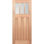 Modern Hampton-3L entrance door with muted glass clarity