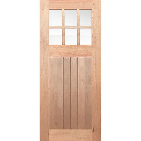 Six-panel mirror door with definition