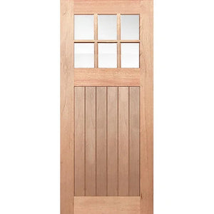 Six-panel mirror door with definition