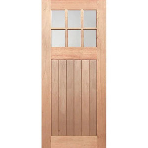 Privacy frosted panels with V-groove