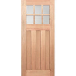 Elegant transition from outside to inside with frosted panels
