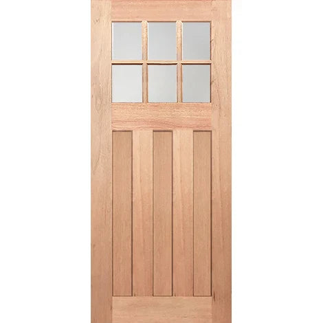 Elegant transition from outside to inside with frosted panels