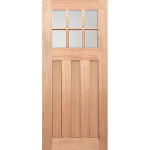 Elegant transition from outside to inside with frosted panels