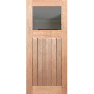 Hampton-1G-VGroove Internal Door - Laminated Glass