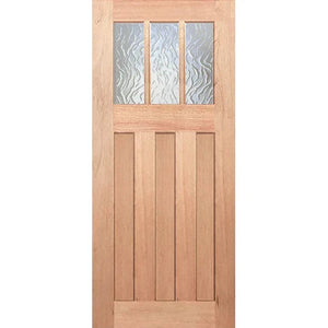 Hampton-3L External Door - Decorative Glass
