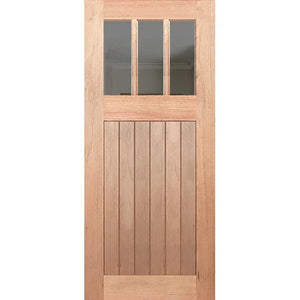 Hampton-3L-VGroove Internal Door - Laminated Glass