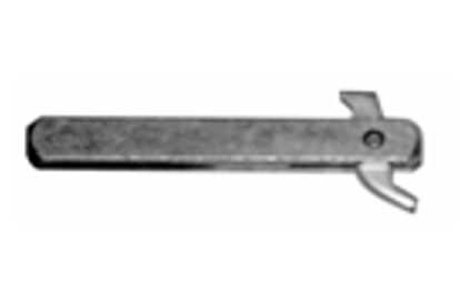 Metallic tool or device on a white background