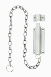 Door Chain Bolt Fire Rated - Stainless Steel