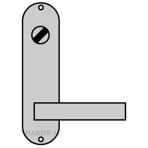 A simple line drawing of a lever-style door handle on a white background, with a faint 'NZ HARDWARE IMAGE COPYRIGHT' watermark across the bottom.