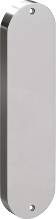 518 Internal Plate with Turn – Satin Chrome