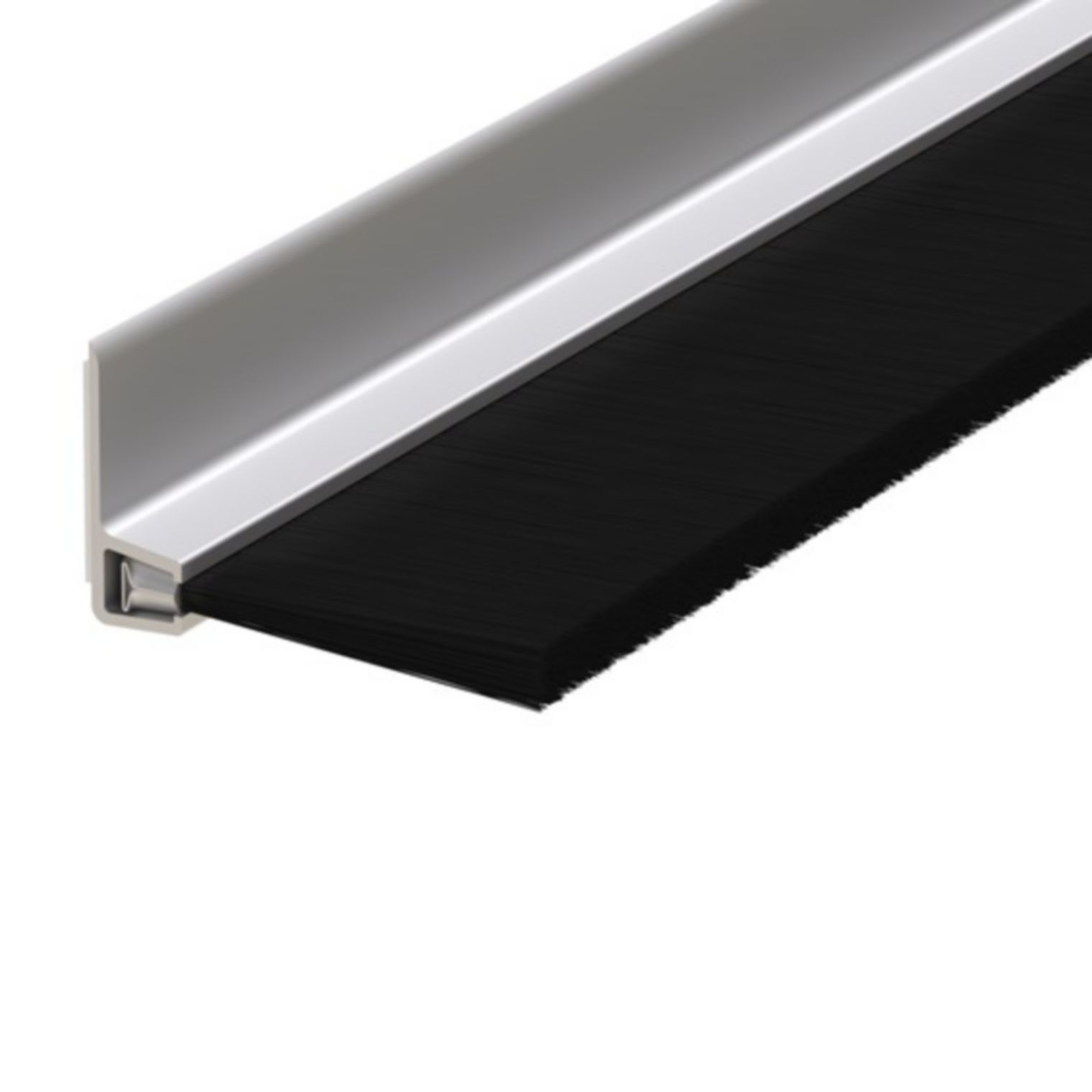 Brush Seal – Silver – Multiple Heights & Lengths | AMS Doors