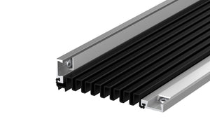 Finger Guard – Silver Anodised with Black Gasket | AMS Doors