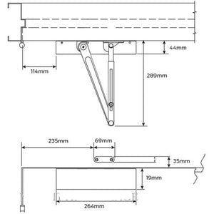 4031 Regular Arm Door Closer – Aluminium