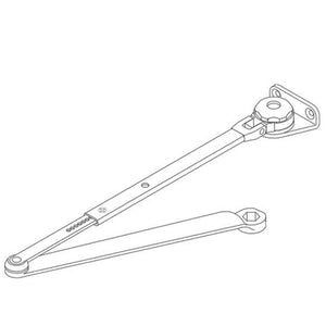 4040XP Hold-Open Door Closer Arm – Aluminium