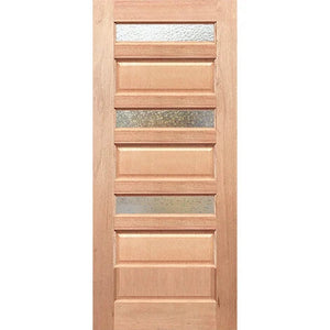 Leeds Modern Entrance Door - Clear Glass