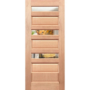Elegant Leeds door with laminated clear vision panel