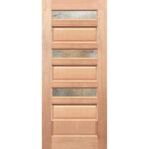 Leeds door enhanced with Rice Paper glass