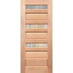 Earthy Seadrift hue enhances sleek door style