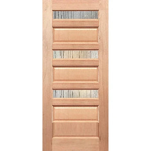Earthy Seadrift hue enhances sleek door style
