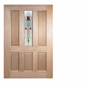 Liverpool 6P-1G Entrance Door - Triple Glaze
