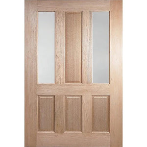 Liverpool 6P-2G Entrance Door - Decorative Glass